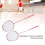 Leichtes Badminton Set in Pink 18