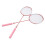 Leichtes Badminton Set in Pink 7