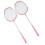 Leichtes Badminton Set in Pink 19