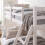 Vida Designs (White) Sydney Triple Bunk Bed - Single Double Ladder 5