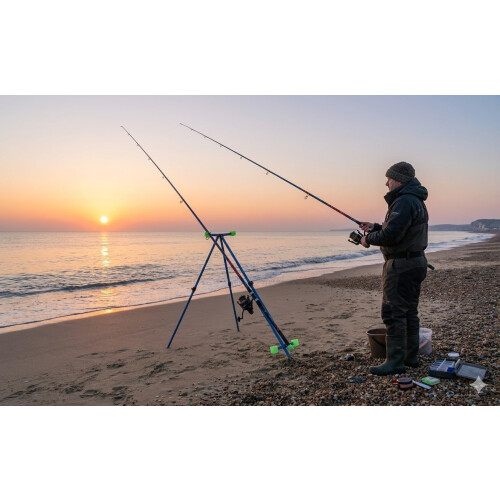 Hunter Pro 5ft Adjustable Sea Fishing Tripod 1