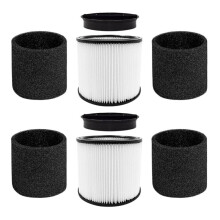 Filtre de Remplacement et Accessoires de Capuchon pour Aspirateurs pour Shop-Vac 90304/90398/9032933