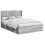 VidaXL vidaXL Bed Frame with Storage and Headboard Grey Sonoma 120 x 190 cm 4