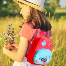 Animal Cartoon Elementary School Backpack Large Capacity Polyester School Bag