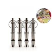 4 Pack Professional Ultrasonic Dog Training Whistle, High-Pitched Copper Whistles for Obedience Training, Recall and Con