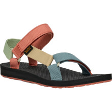 (6 UK, Dusty Pastel Multi) Teva Womens Original Universal Fabric Hook & Loop Flip Flops Sandals