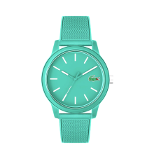 Lacoste L.12.12 2011192 Turquoise Simplistic Design Silicone Watch