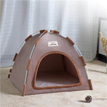 Warm Pet Tent Bed for Cats and Dogs, Thick Cozy Indoor Shelter, All Season Use, Winter Sleeping House
