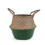 (sharq green) Seagrass Storage Baskets Wicker Hanging Flower Pot 1