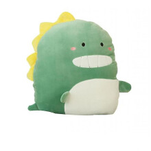 (Green) Cartoon Cushion Cute Dinosaur Pillow