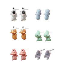 Cute Animal Earrings Metal Cute Mini Animal Jewelry Small Dinosaur Earrings