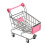 (Pink) Desktop Decoration/toy Mini Shopping Cart 1