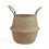 (brown) Seagrass Storage Baskets Wicker Hanging Flower Pot 1