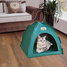 Warm Pet Tent Bed for Cats and Dogs, Thick Cozy Indoor Shelter, All Season Use, Winter Sleeping House