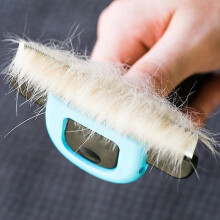 (M, Blue) Pet Dog Hair Removal Combing Cat Grooming Tool