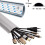 Hama PVC Kabelkanal Halbrund 100/7/2cm Silber-Grau 1