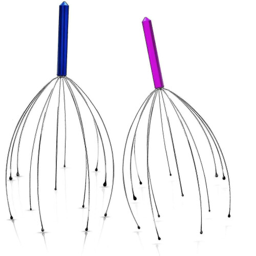 Scalp Massagers, Handheld Head Massage Tingler,2 Pack, Random Colors