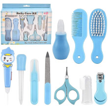 (Blue) 10 In 1 Baby Health Care Set