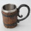 Wooden Barrel Handle 3d Beer Mug 1