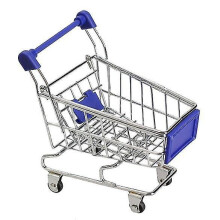(Purple) Desktop Decoration/toy Mini Shopping Cart