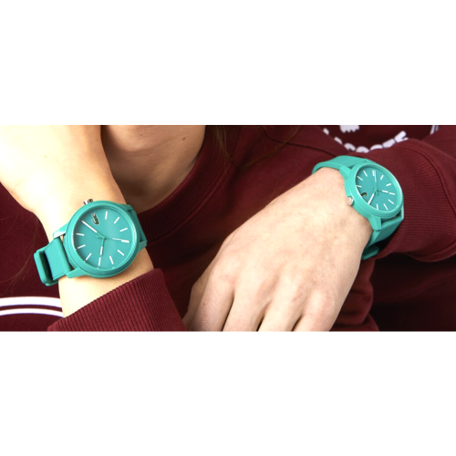 Lacoste Lacoste L.12.12 2011192 Turquoise Simplistic Design Silicone Watch 2