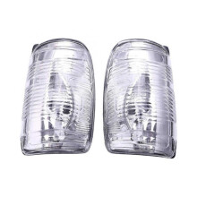 1Pair Right And Left Side Door Wing Mirror Clear Indicator Lens for Ford Transit MK8 2014-Onwards