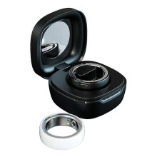 (16(15.4mm), Black) R8 Smart Ring Health Monitoring Heart Rate Blood Oxygen Blood Pressure Health Tracker