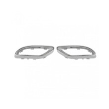 Gloss Chrome Exhaust Tip Cover Trims Replacement for Mercedes?Benz A B C E GLC CLS?Class W177 W247 W205 W213 X253 C257