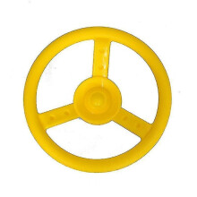 (Yellow) Childrens Small Steering Wheel For Use On Swings And Playground