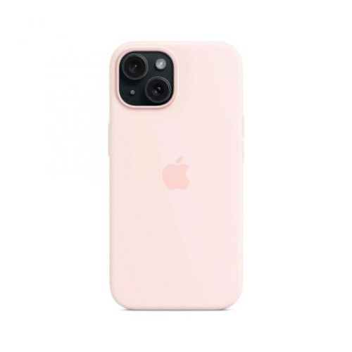 For Iphone 15 Case Compatible with Magsafe Anti-scratch Silicone Phone Cover-pink