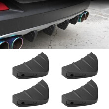 4X Schwarz Auto Lip Spoiler Heckstoßfänger