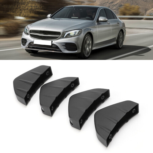 4X Schwarz Auto Lip Spoiler Heckstoßfänger 2