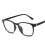 (Bright black) Anti Blue-ray Reading Gaming Goggles Transparent Eyewear Frame 1