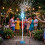 Automatic Bubble Machine Vertical Streetlight Bubble Maker with Sound Light for Birthday Wedding Christmas Party 3