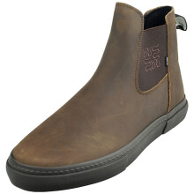 (7) Globe Dover II Mens Chelsea Boots in Dark Brown