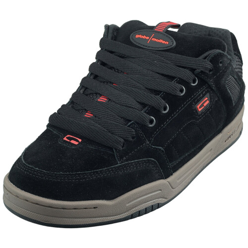 (11) Globe Tilt Prime Mens Trainers in Black Red