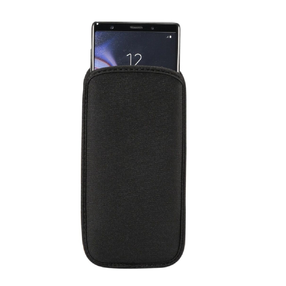 Photos - Case DFV mobile - Soft Pouch  Neoprene Waterproof and Shockproof Sock Cover, Slim Carry Bag for TCL Y660  - Black Black(2018)