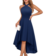 Elegantes Midikleid Cocktail Abend Anlass Granat S — dunkelblaue abendkleid, cocktailkleid midi, dunkelblaues abendkleid