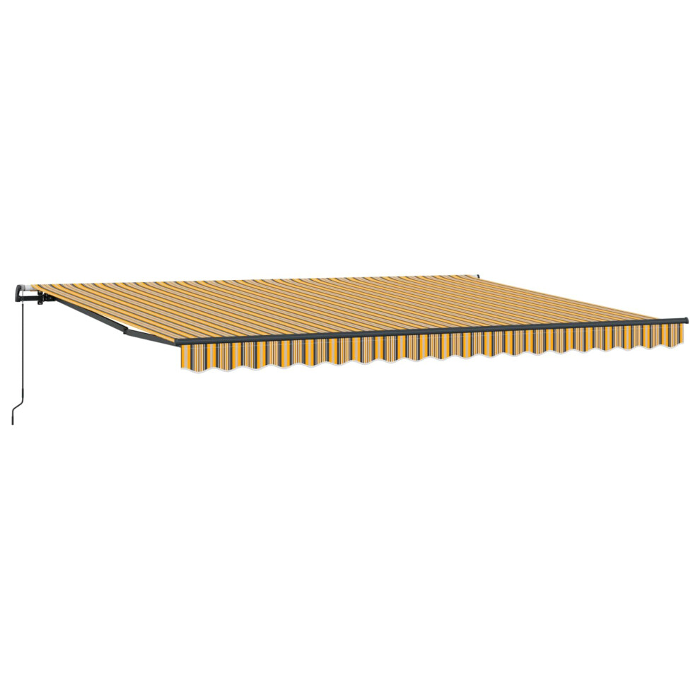 Vidaxl Retractable Awning Multicolour 450 X 350 Cm