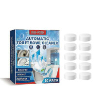(1box) 1-3x Toilet Bowl Cleaner Tablets Automatic Toilet Bowl Cleaners Toilet Tank 10pcs/boxed