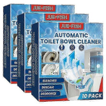 (3boxes) Toilet Cleaning Powder Effervescent Tablets Washer Yellow Dirt Cleaning Deodorant Odor Removal Foaming Household Drain Cleaner