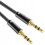 Kabel AUX audio Syncwire 3,5 mm 1m do słuchawek, iPhone iPod iPad czarny 1