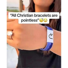 (purple) Wearable Bible Bracelet,Religious Bracelets with NFC,Daily Bible Verse Bracelet
