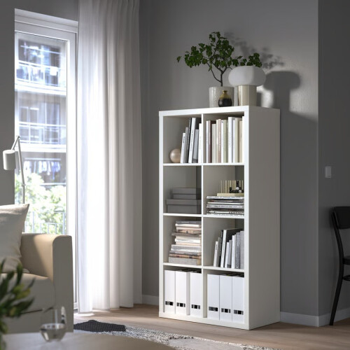 IKEA KALLAX 8 cube Shelving Unit 77x147cm