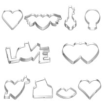 10 Pieces Of Valentine's Day Biscuit Mould Valentine's Day Biscuit Mould