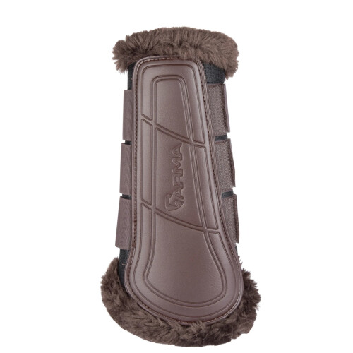 (X Full, Brown) ARMA Air Motion SupaFleece Horse Brushing Boots