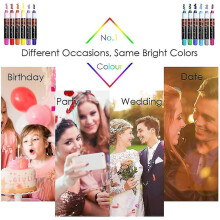 12 Color Temporary Hair Chalk Hair Pens Non-toxic Washable Hair Dye