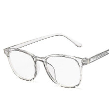 (sky blue) Anti Blue-ray Reading Gaming Goggles Transparent Eyewear Frame