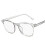 (sky blue) Anti Blue-ray Reading Gaming Goggles Transparent Eyewear Frame 1
