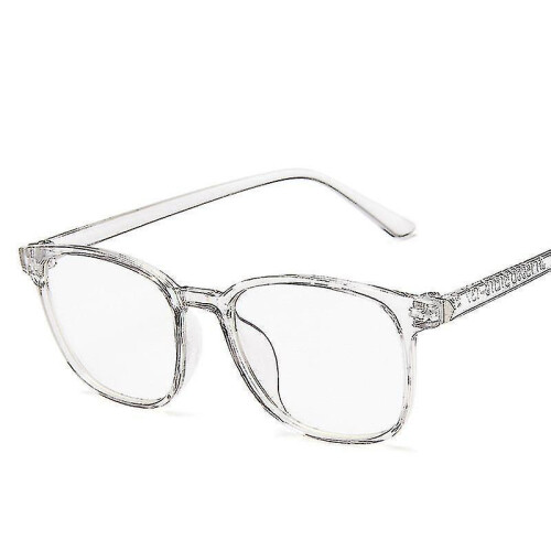 (sky blue) Anti Blue-ray Reading Gaming Goggles Transparent Eyewear Frame